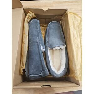 Koolaburra by UGG Men Tipton Slip On Loafer Slippers Size US 10 Steel Gray Suede